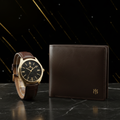 Kit Relógio Masculino + Carteira Executiva